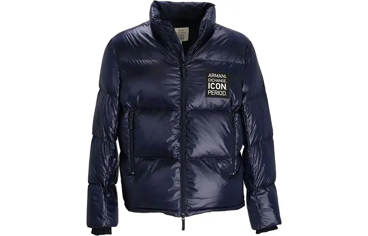 

ARMANI EXCHANGE Мужской пуховик, Синий