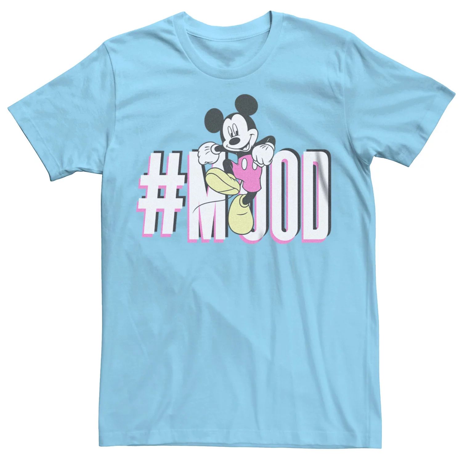 Мужская классическая футболка Disney's Mickey Mouse Happy Jump Mood Licensed Character