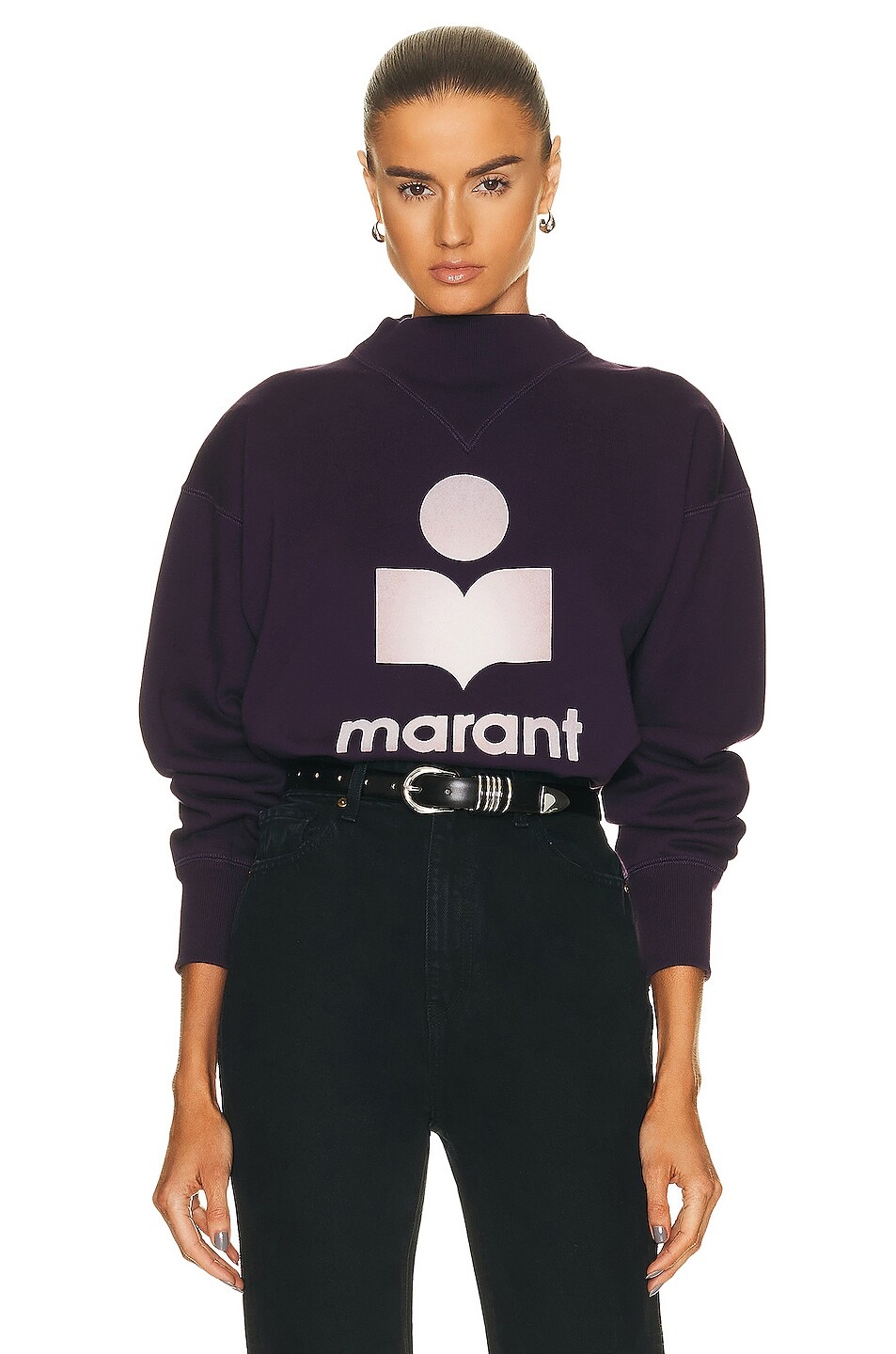

Свитер Isabel Marant Etoile Moby Sweatshirt, цвет Dark Plum