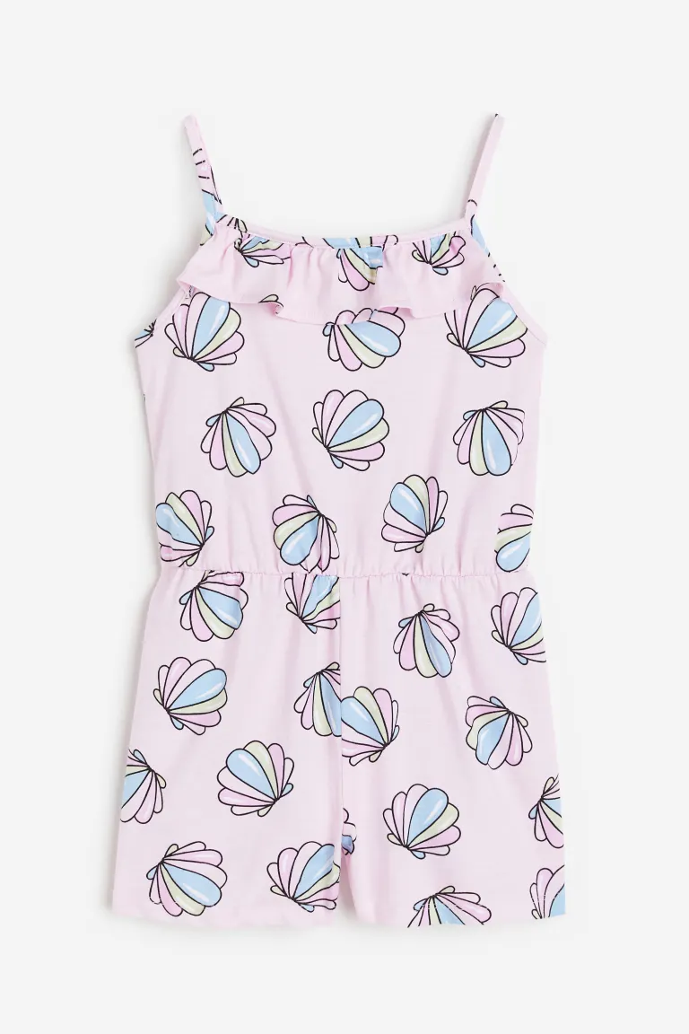 

Комбинезон с рюшами и рюшами H&M, розовый