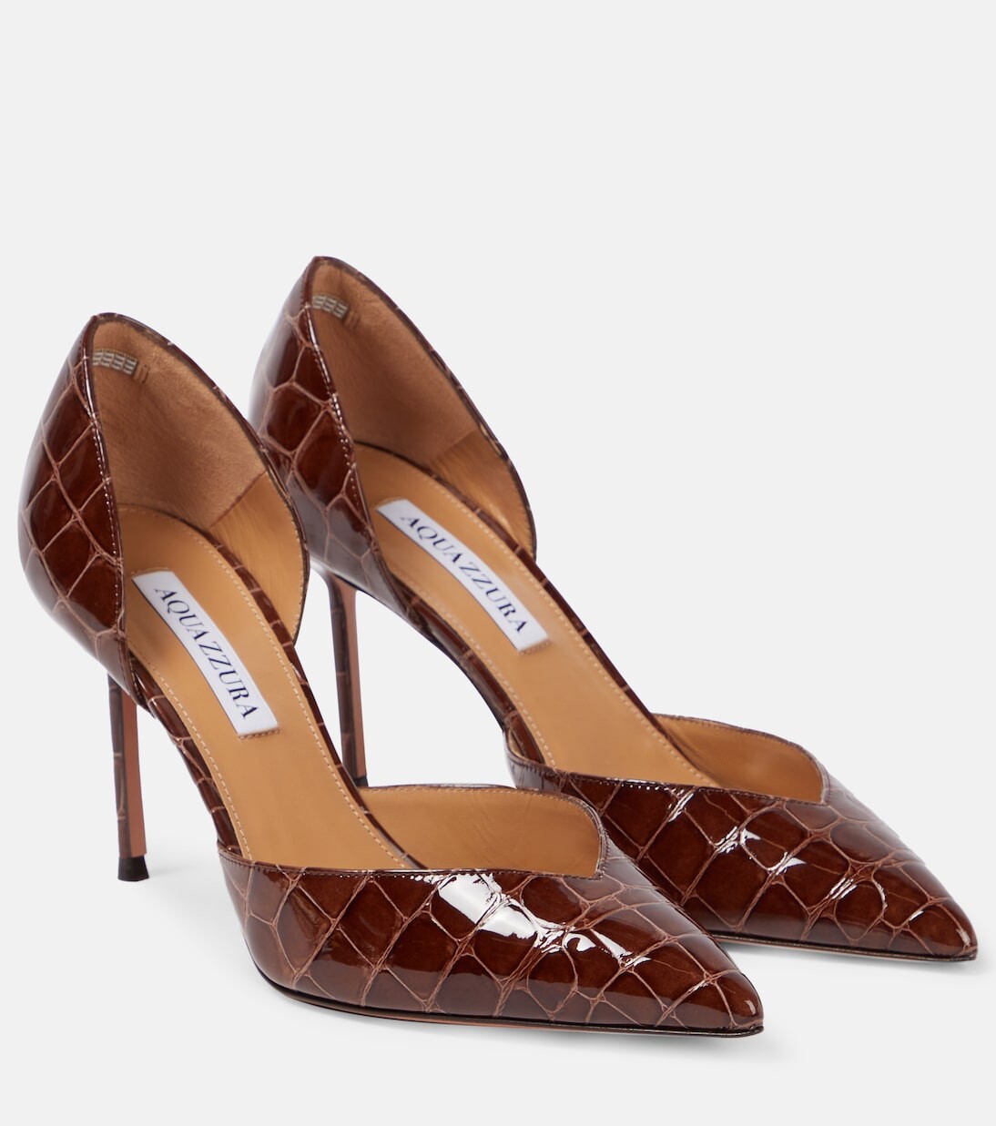 

Лакированные туфли uptown 85 Aquazzura, коричневый