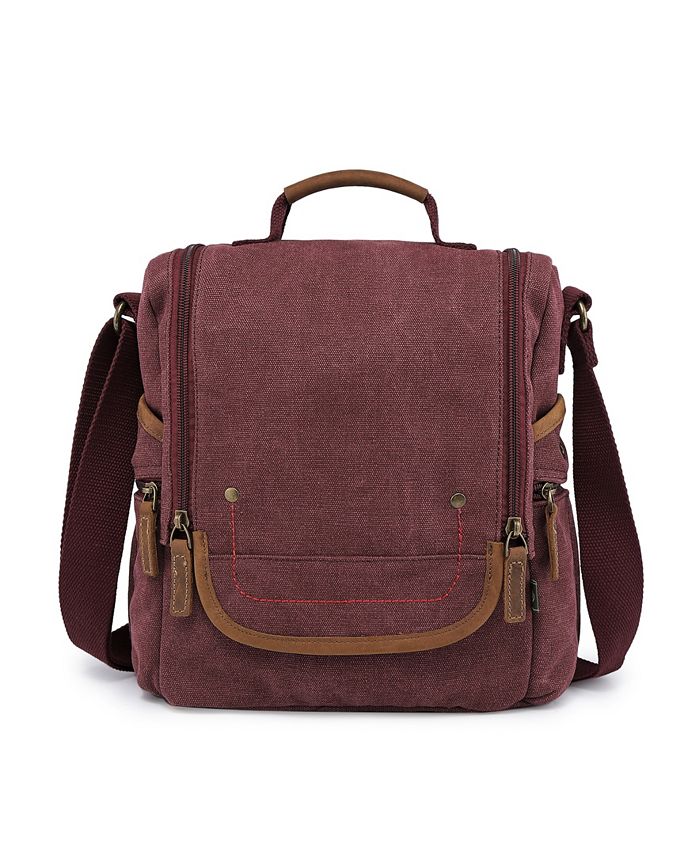 Холщовая сумка через плечо Atona Traveller TSD BRAND, красный холщовая сумка через плечо lake toya tsd brand