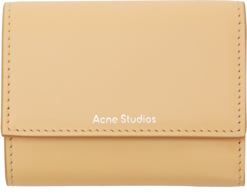 

Бежевый складной кошелек Dune Acne Studios
