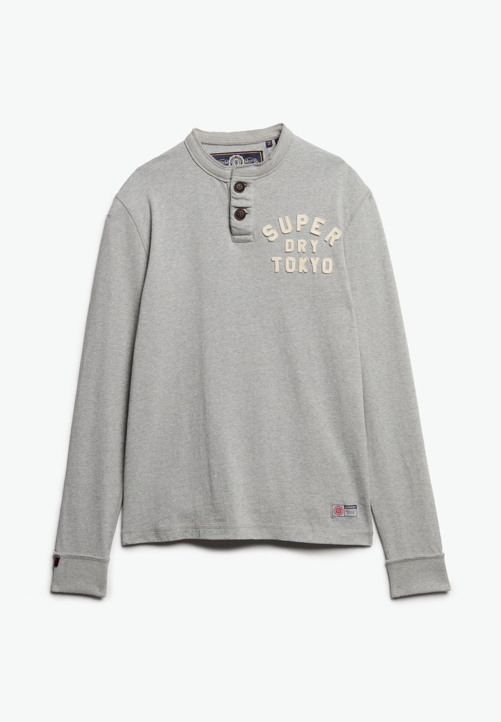 

Футболка с длинным рукавом VINTAGE ATHLETIC Superdry, светло-серый