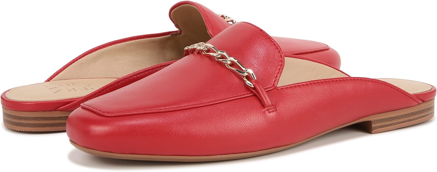 

Лоферы Emiline-Mule Naturalizer, цвет Crimson Red Leather