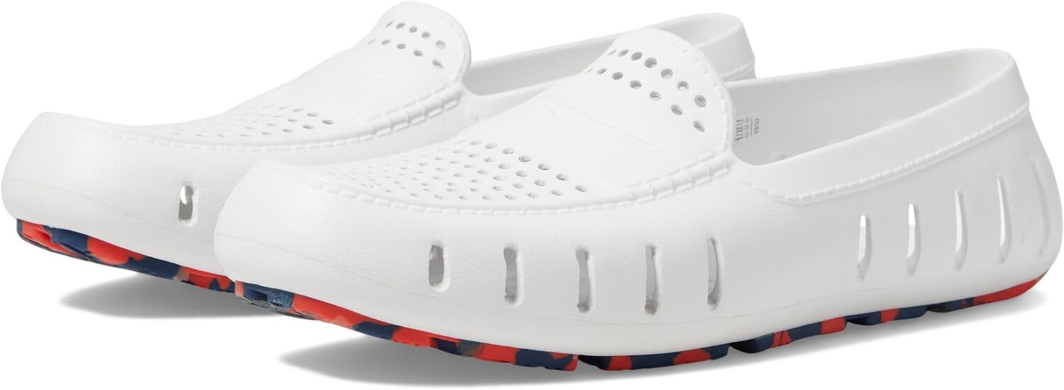 

Лоферы Floafers Floafers Country Club Driver, цвет Bright White/Red/Blue Splatter