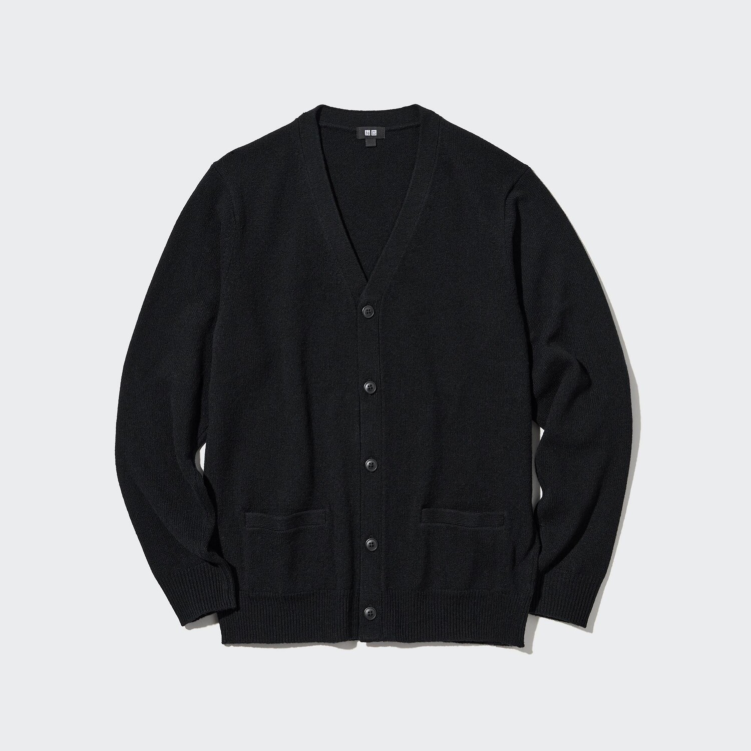 

Кардиган премиум из шерсти ягненка UNIQLO, черный