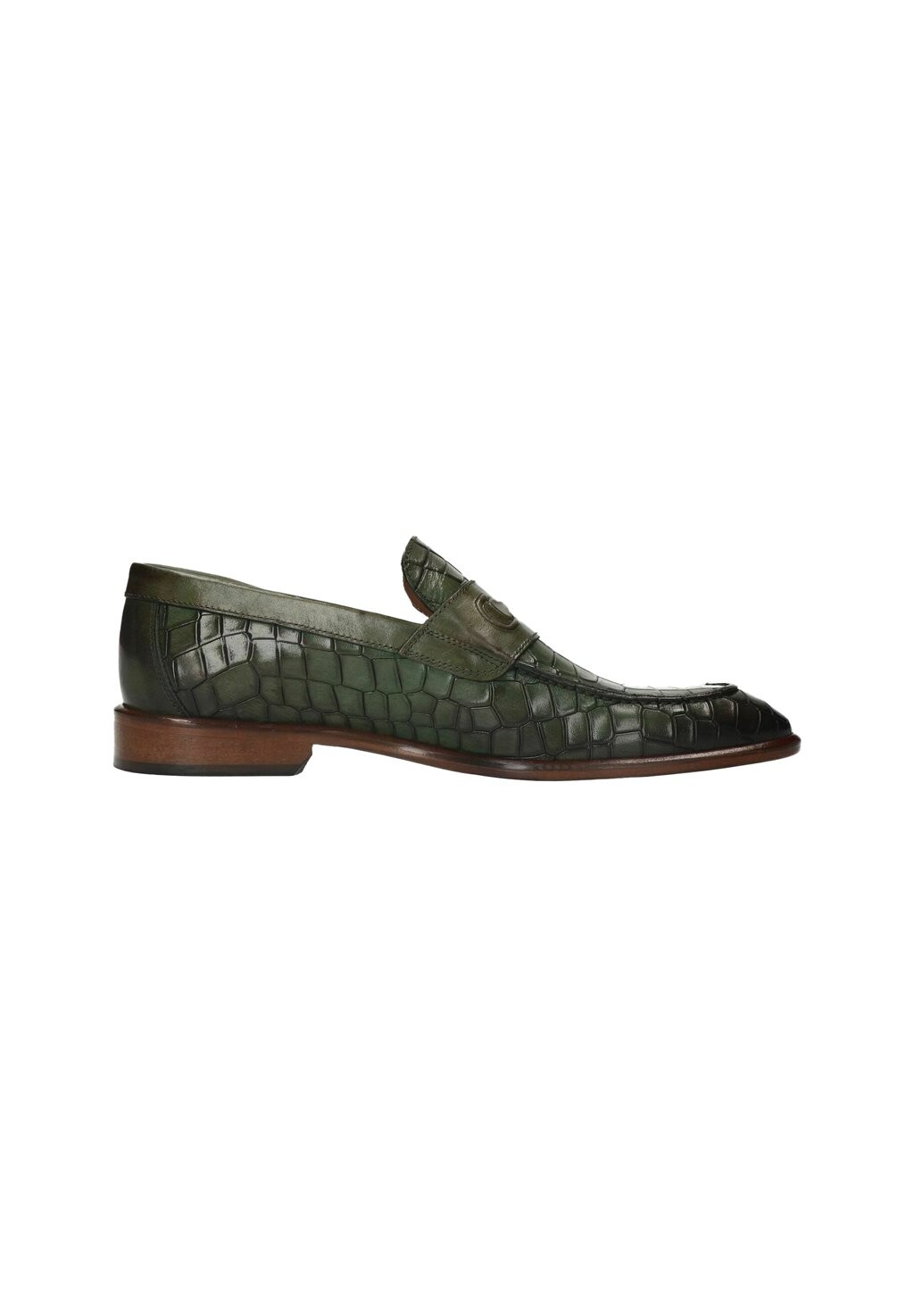 

Повседневная обувь LOAFER MIT KROKOMUSTER Manfield, зеленый