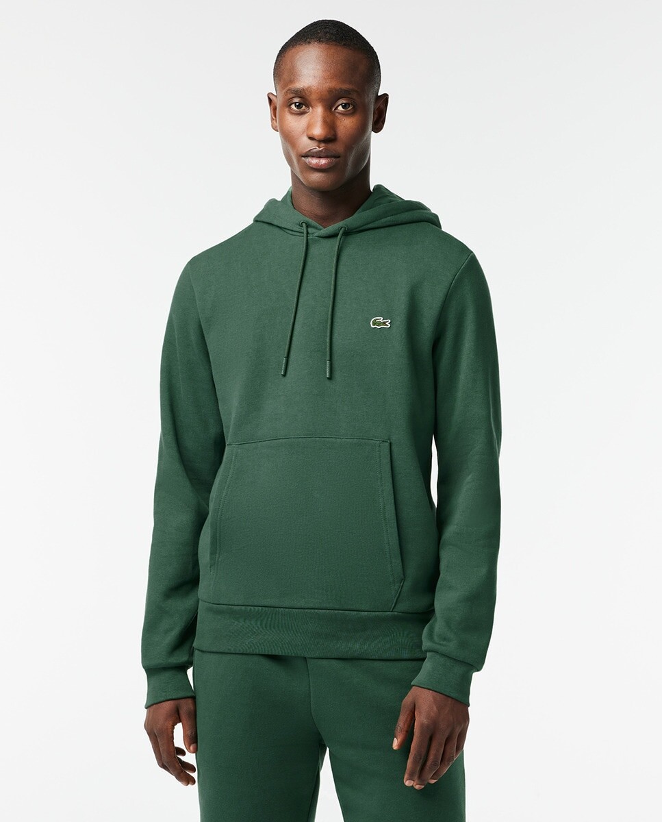 

Мужская толстовка классического кроя Lacoste, темно-зеленый