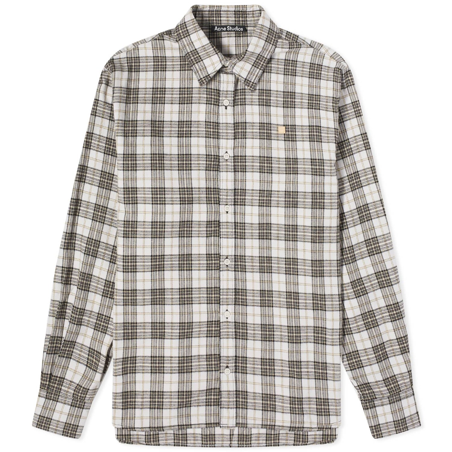 

Рубашка Acne Studios Sarlie Dry Flannel Check, цвет White & Black