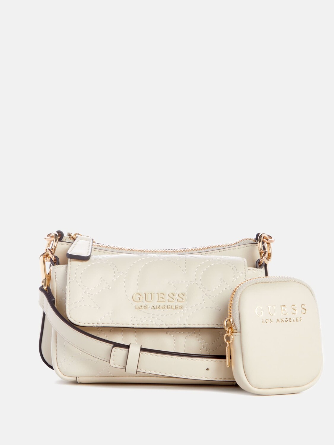 

Через плечо Bryxton с молнией и верхом Guess Factory, цвет Cream