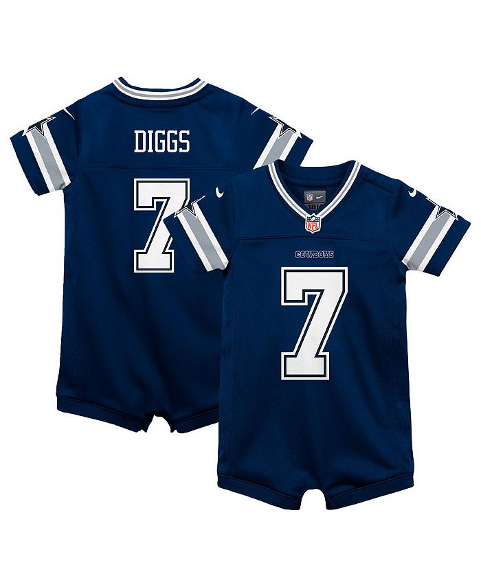 цена Комбинезон Trevon Diggs темно-синего цвета для мальчиков и девочек Dallas Cowboys Game, трикотаж Nike, синий