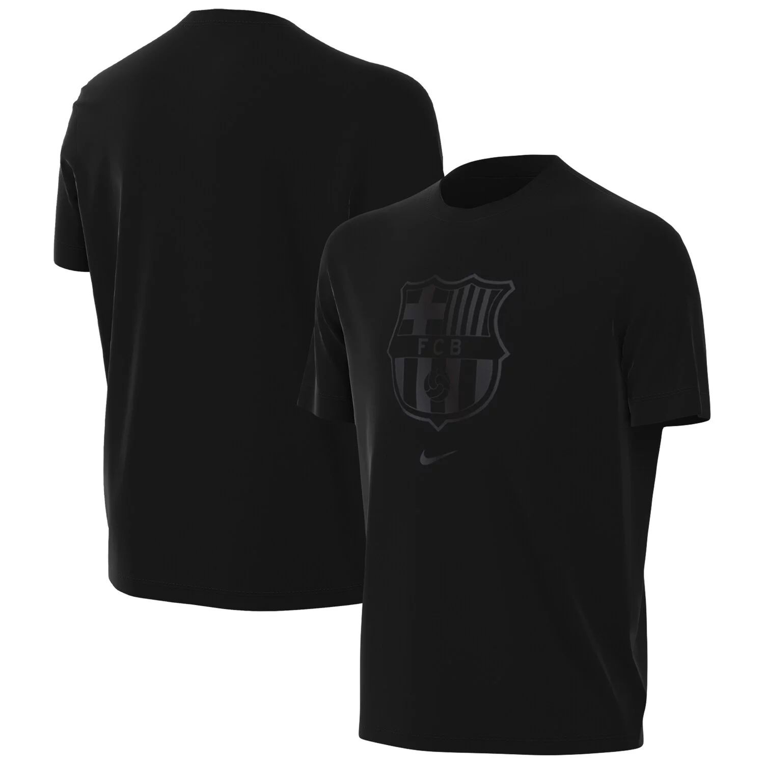 

Молодежная черная футболка с гербом Nike Barcelona Crest Nike