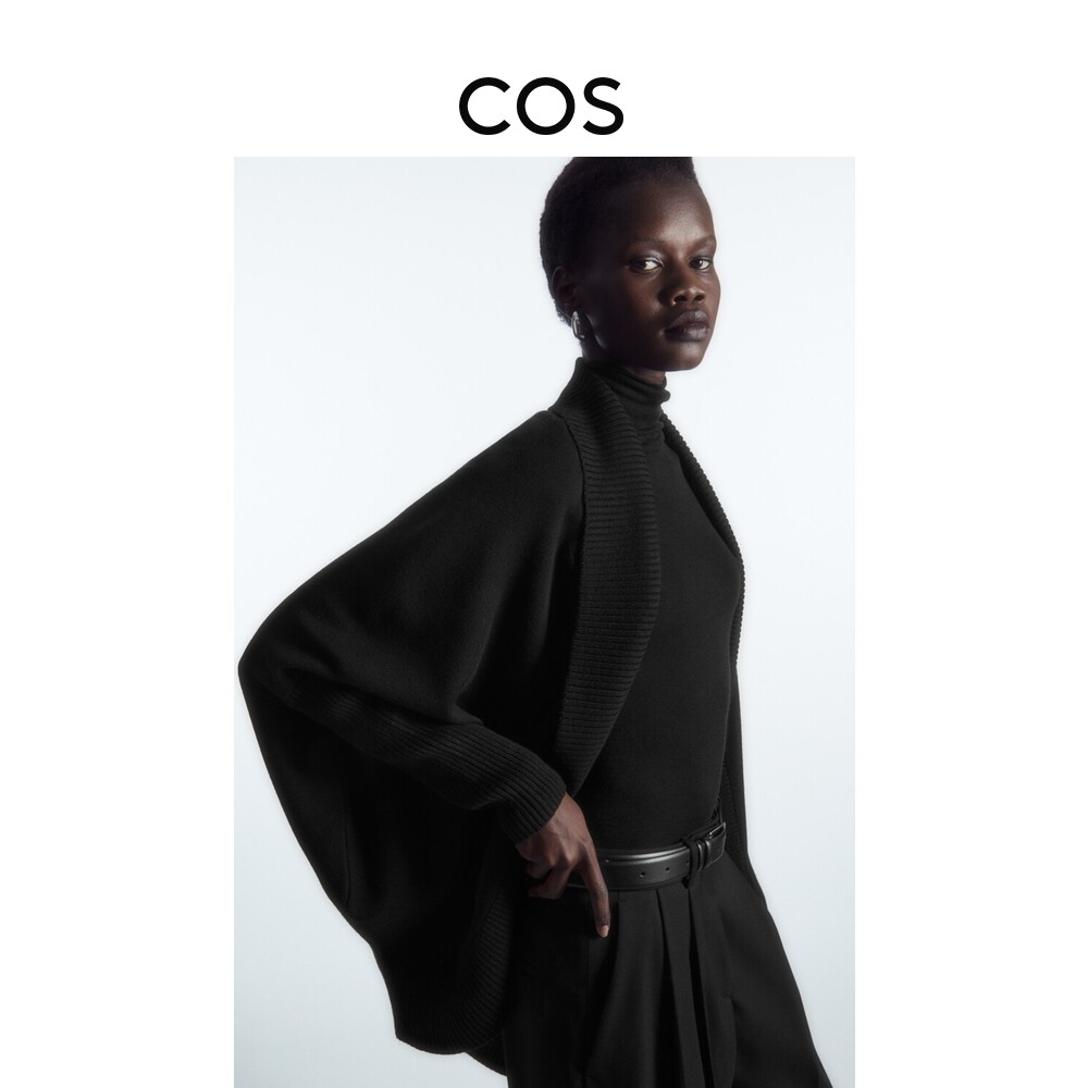 

Кардиган женский Cos из смесовой шерсти, черный