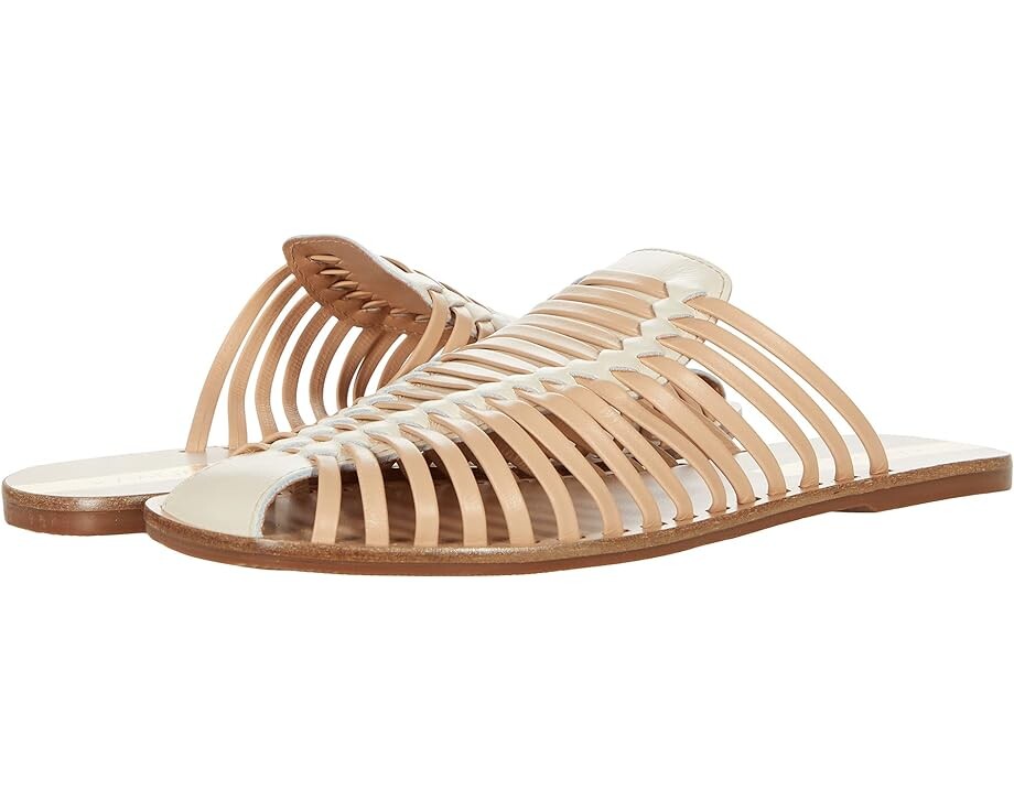 

Лоферы KAANAS Abai Huarache Color-Block Leather Slide, песочный