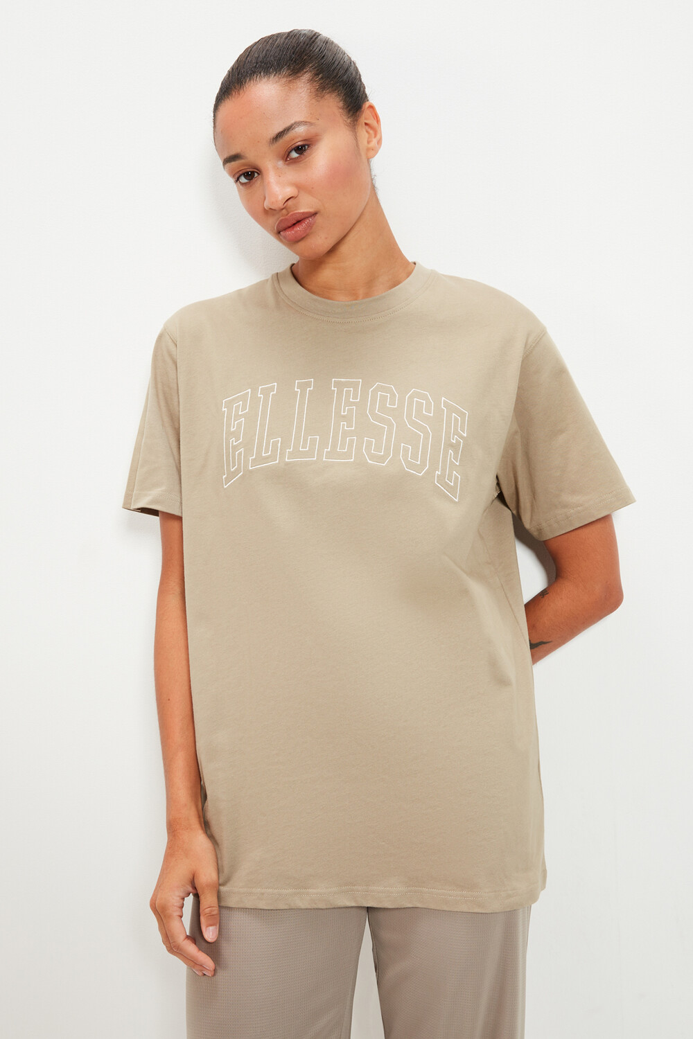 

Футболка цвета хаки для женщин/девочек Ellesse, хаки