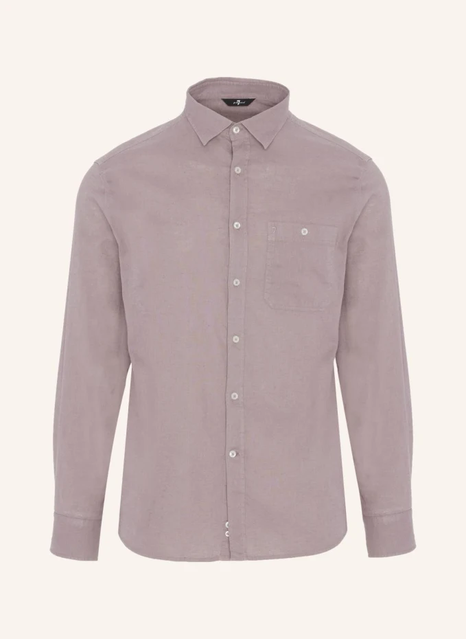 

Рубашка с одним карманом 7 For All Mankind, фиолетовый