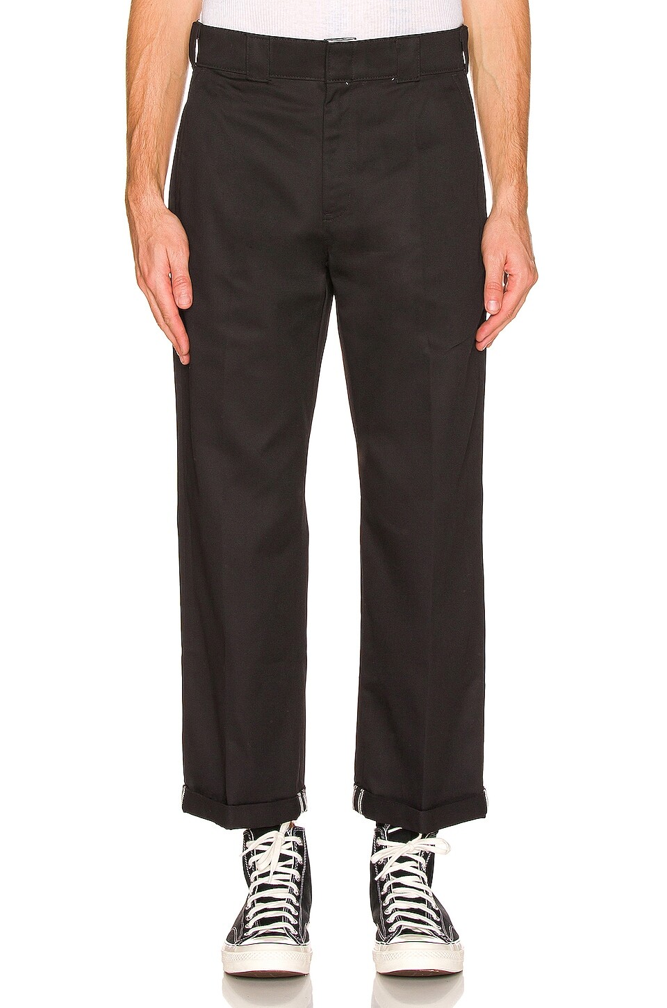 

Брюки Dickies Regular Fit Cuffed Straight Leg, черный