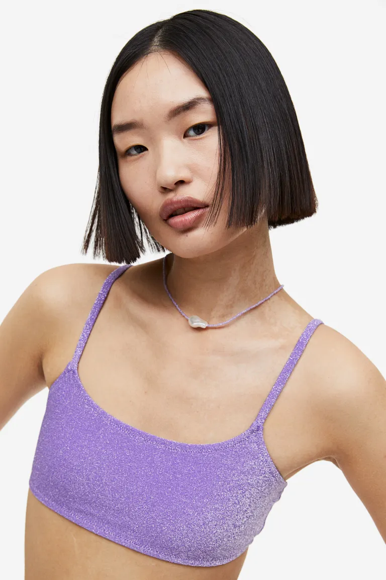 

Верх купальника H&M, фиолетовый