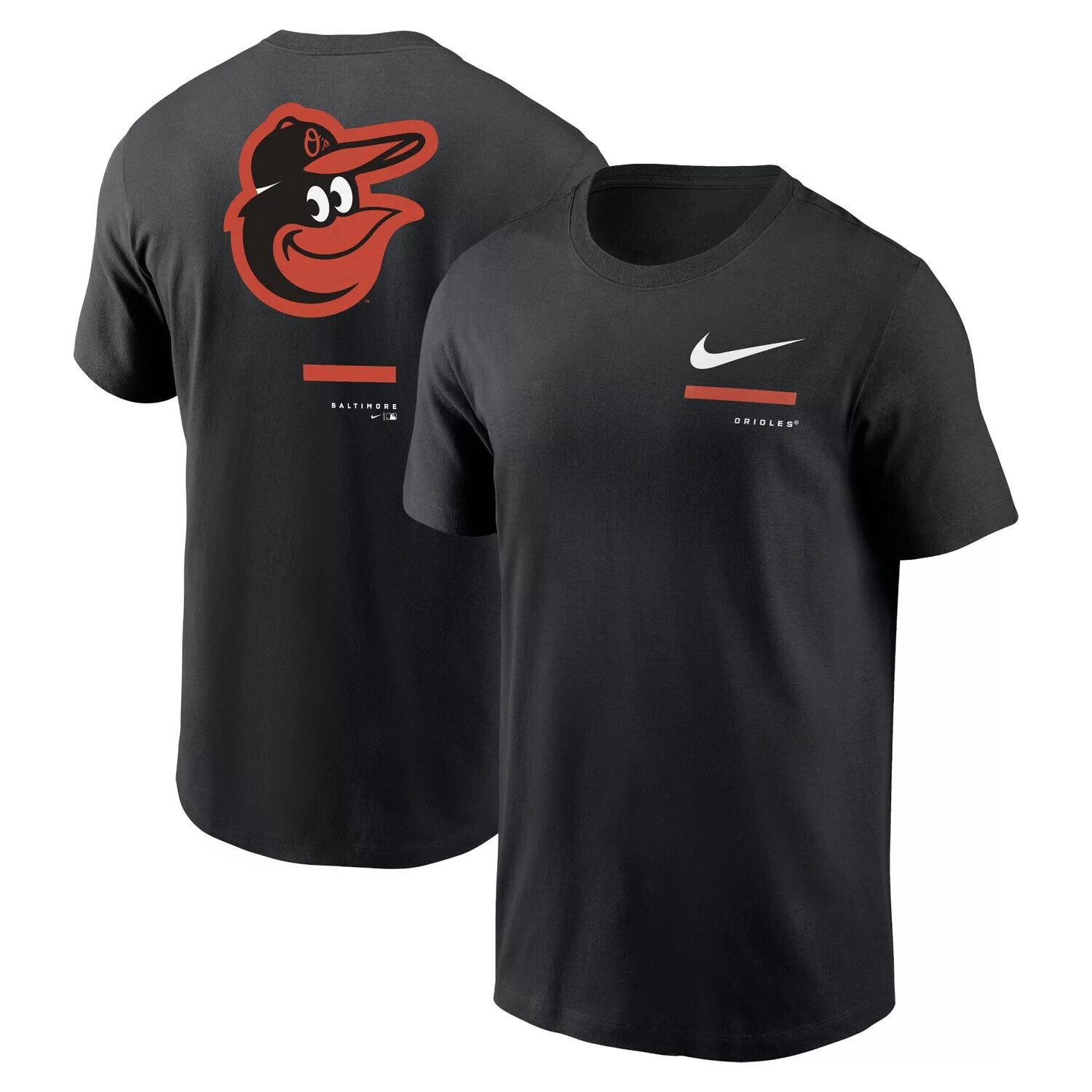 

Мужская черная футболка через плечо Nike Baltimore Orioles