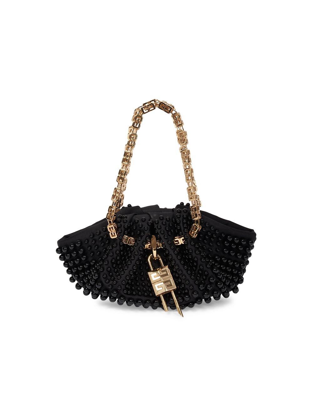 

Сумка Mini Kenny с декоративной ручкой сверху Givenchy, черный
