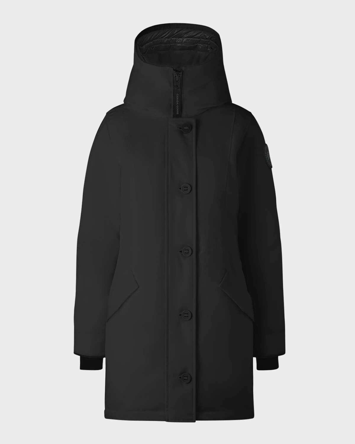 

Rossclair Парка Black Label Canada Goose, черный