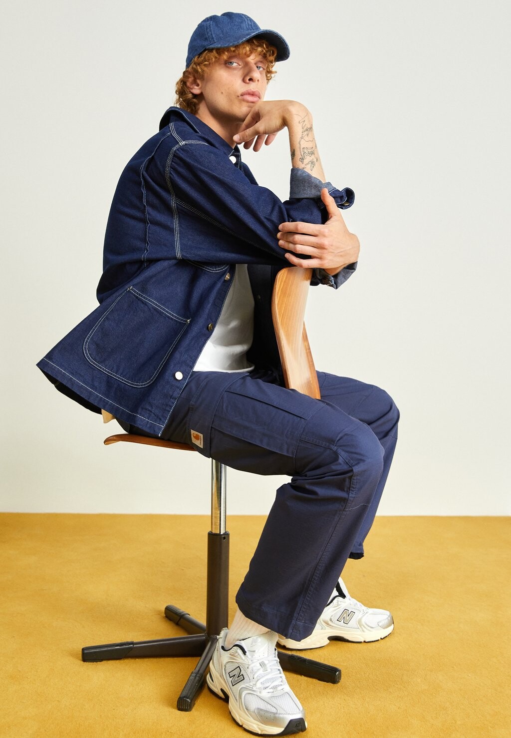 

Брюки-карго Regular Pant Carhartt WIP, цвет blue rinsed