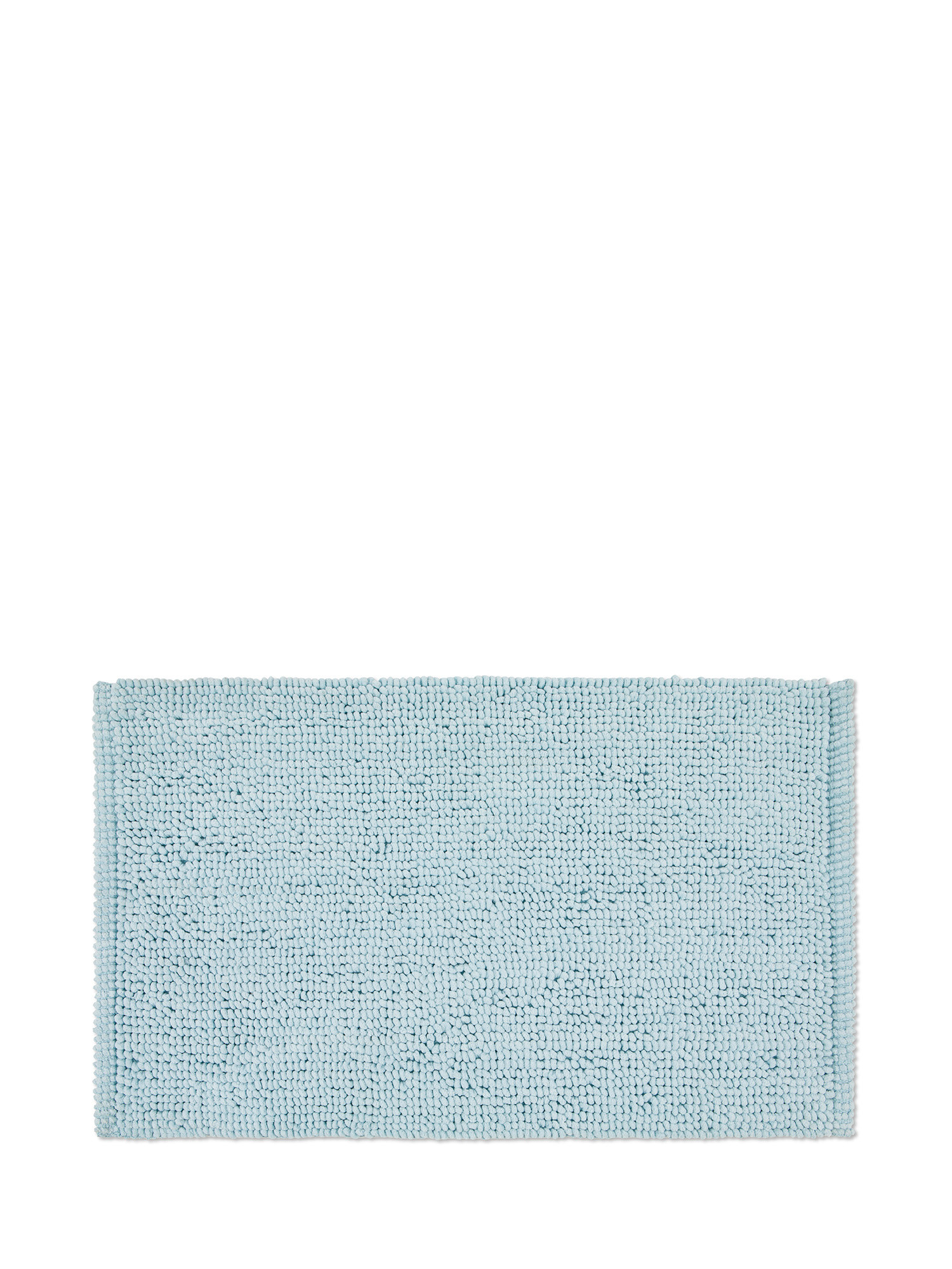 Мохнатый коврик для ванной Coincasa, голубой