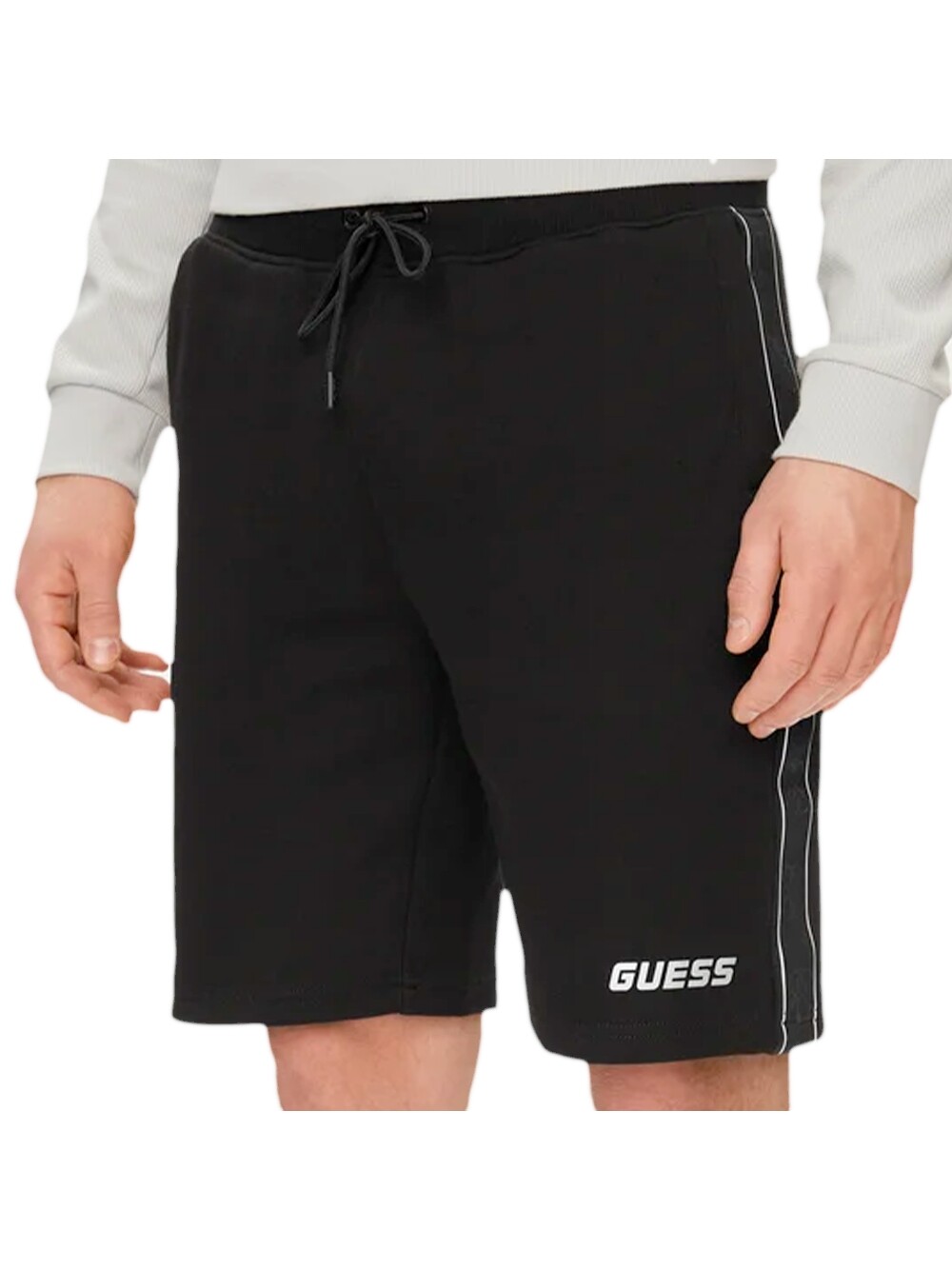 

Шорты с тиснением Guess, черный