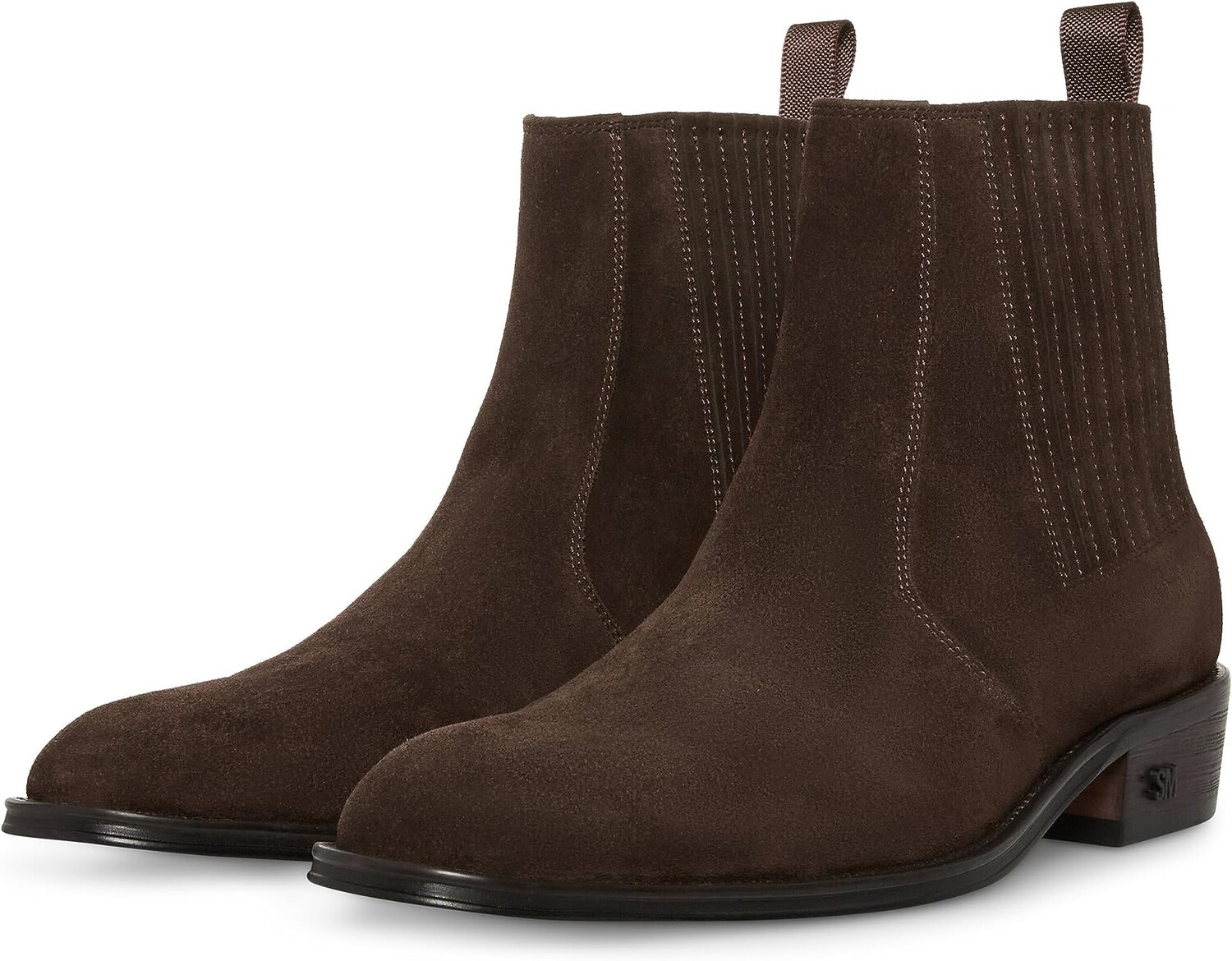 

Ботинки Челси Huston Steve Madden, цвет Brown Suede