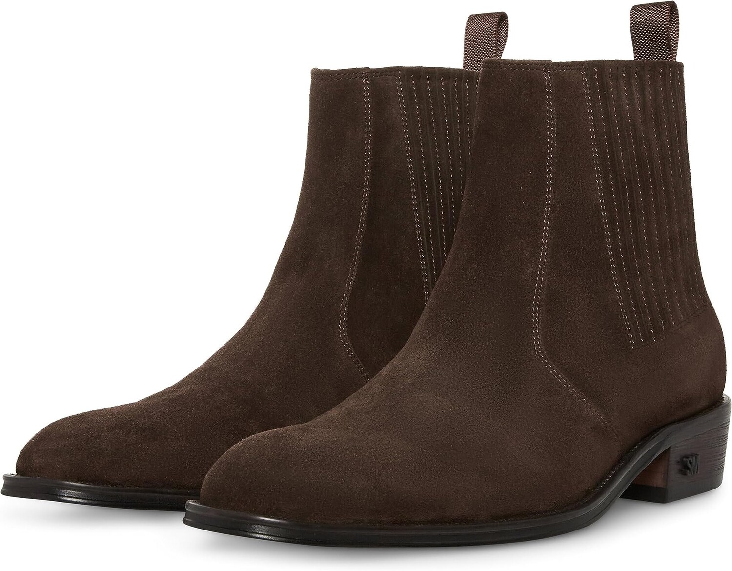 Ботинки Челси Huston Steve Madden, цвет Brown Suede ботинки челси huston steve madden цвет brown suede