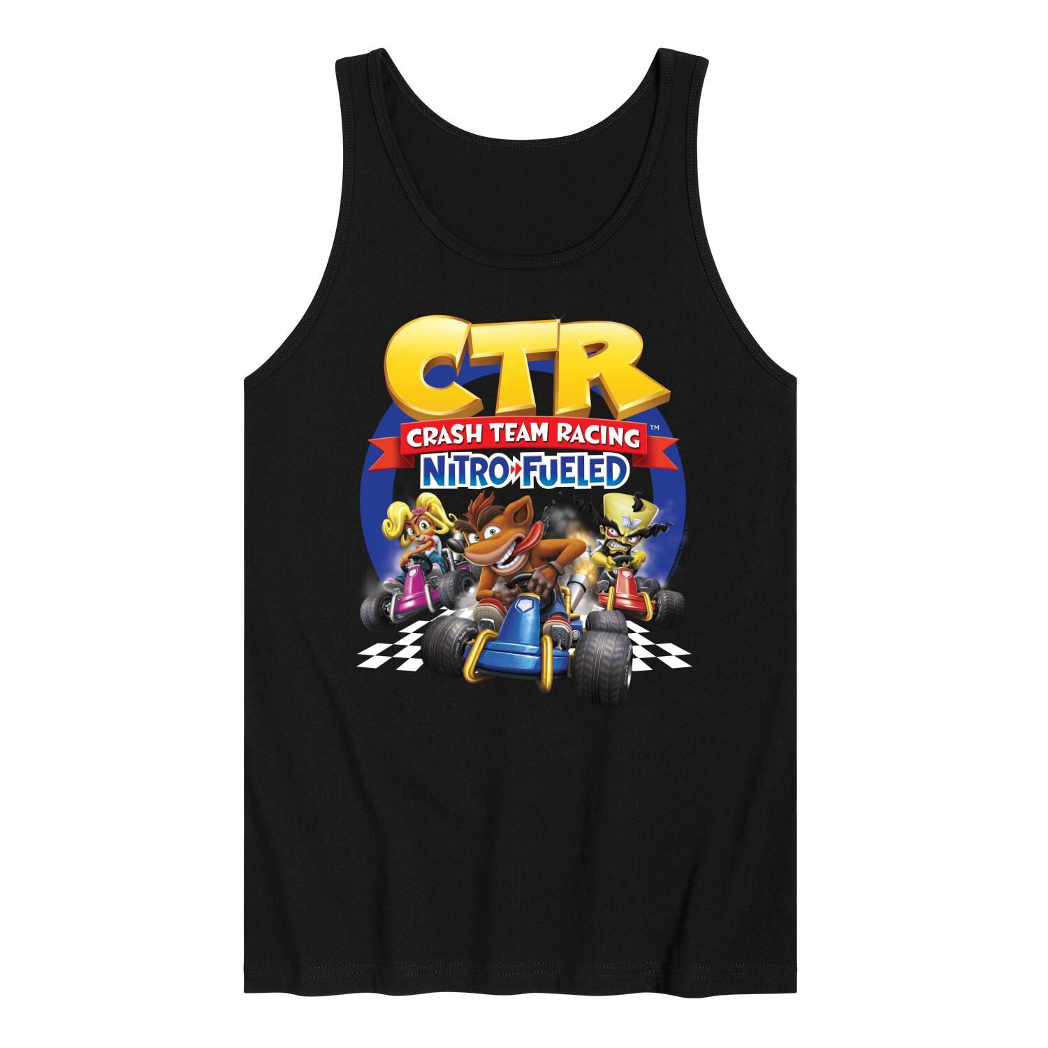 

Мужская гоночная майка Crash Bandicoot Licensed Character