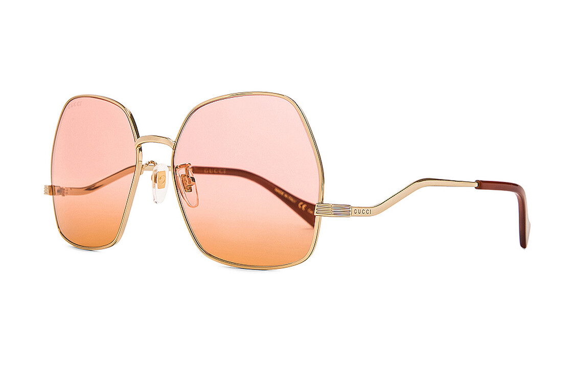 

GUCCI Женские солнцезащитные очки, Pink-orange gradient