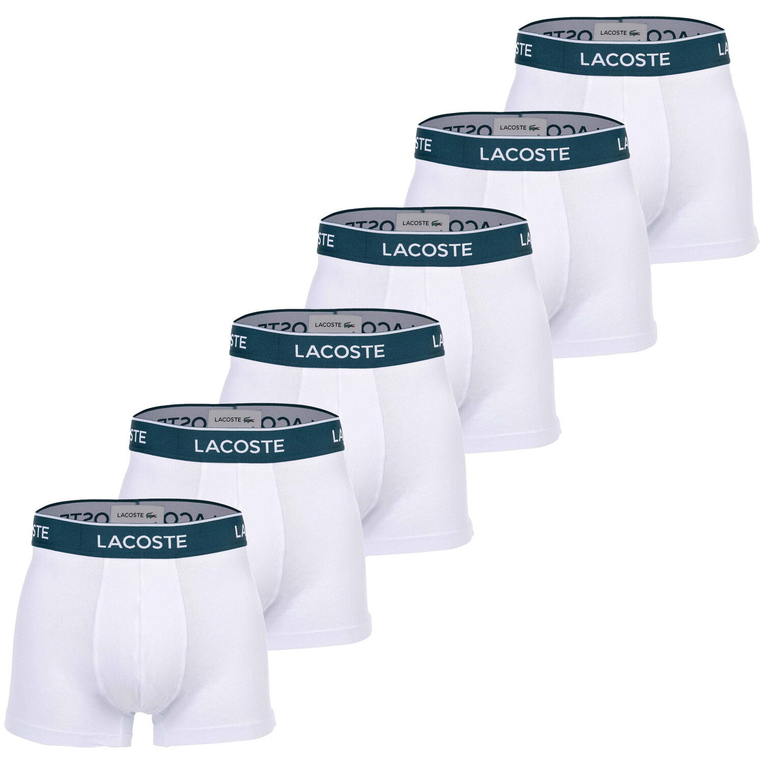 

Боксеры Lacoste Boxershort 6 шт, белый