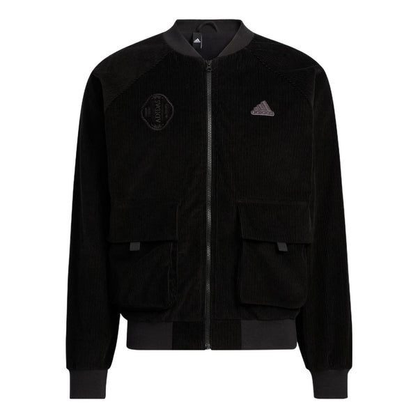 Куртка Adidas St Cord Woven Jacket 'Black', черный