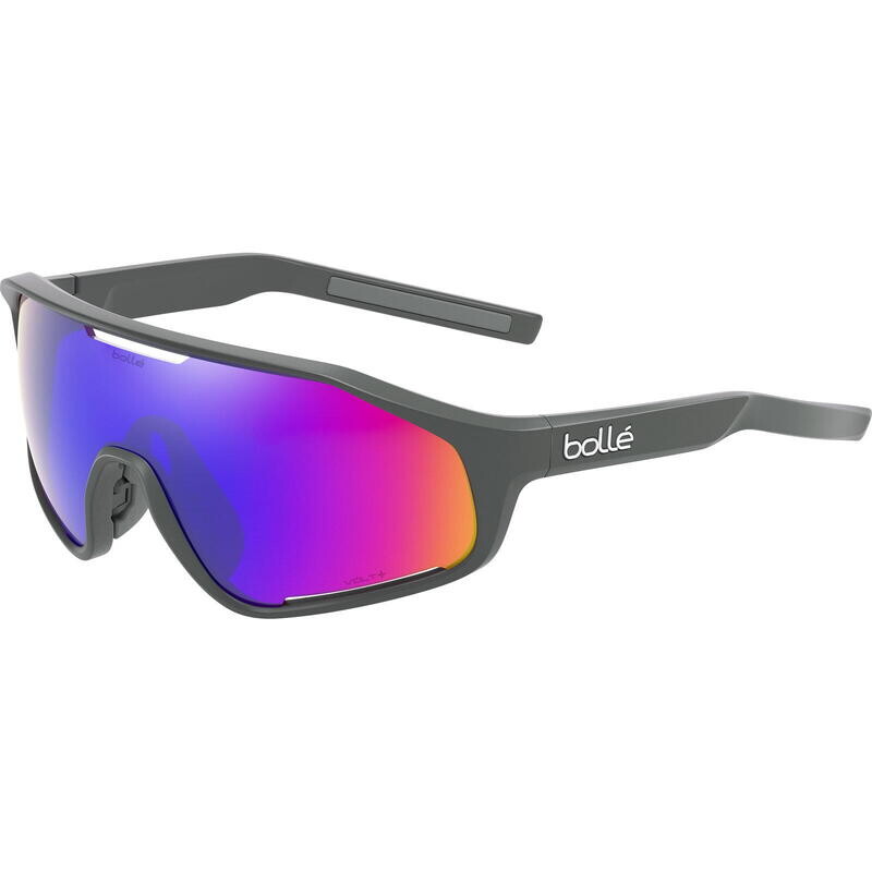 

Велосипедные очки Shifter Volt+ Ultraviolet Polarized Cat 3 титановые матовые Bollé, цвет grau