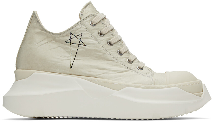 

Rick Owens DRKSHDW Off-White низкие кроссовки с абстрактным рисунком