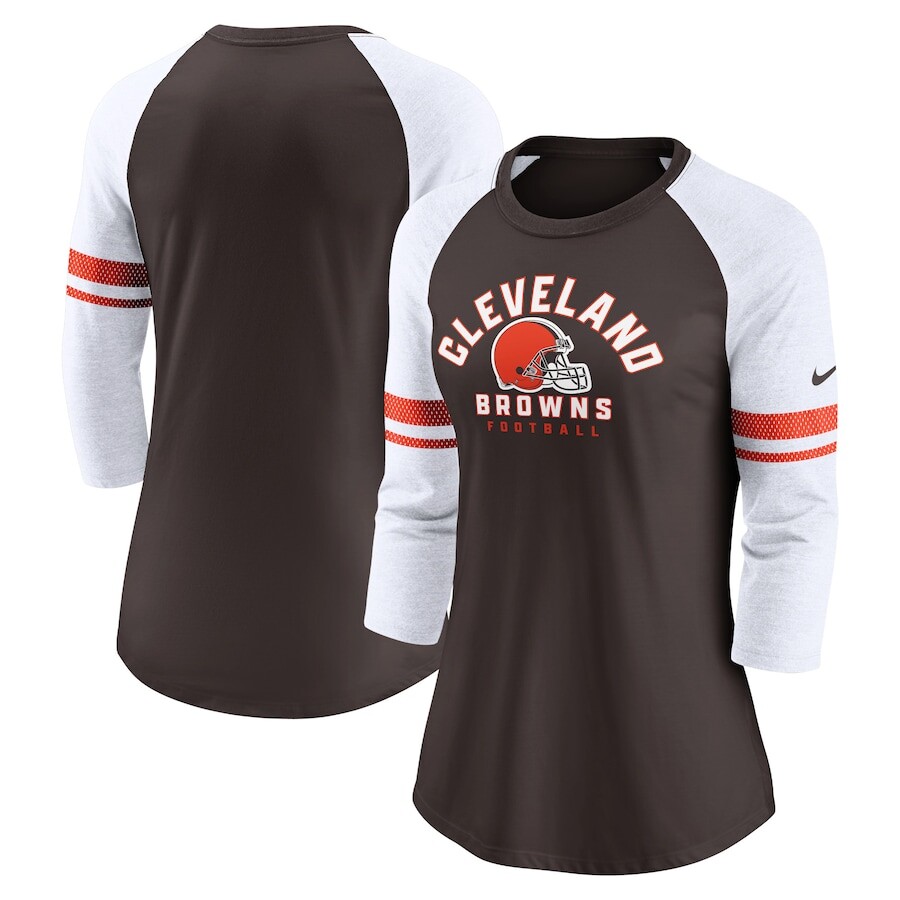 

Футболка с длинным рукавом Nike Cleveland Browns, коричневый