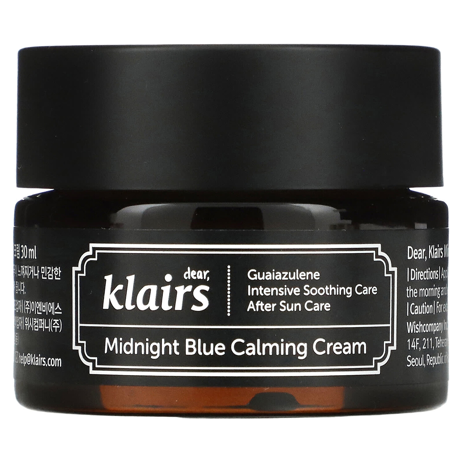 

Klairs, Успокаивающий крем Midnight Blue, 1 унц. (30 мл), Dear
