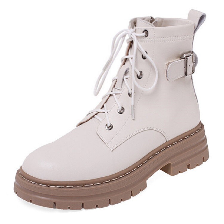 

Ботинки Martin Boot женские Kemeilian, кремовый