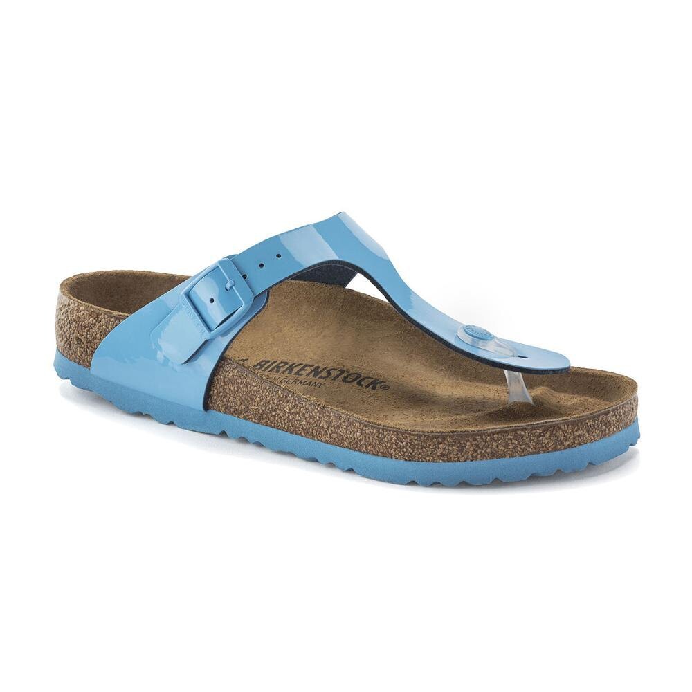 

Сандалии Birkenstock Gizeh Birko-Flor Patent, синий