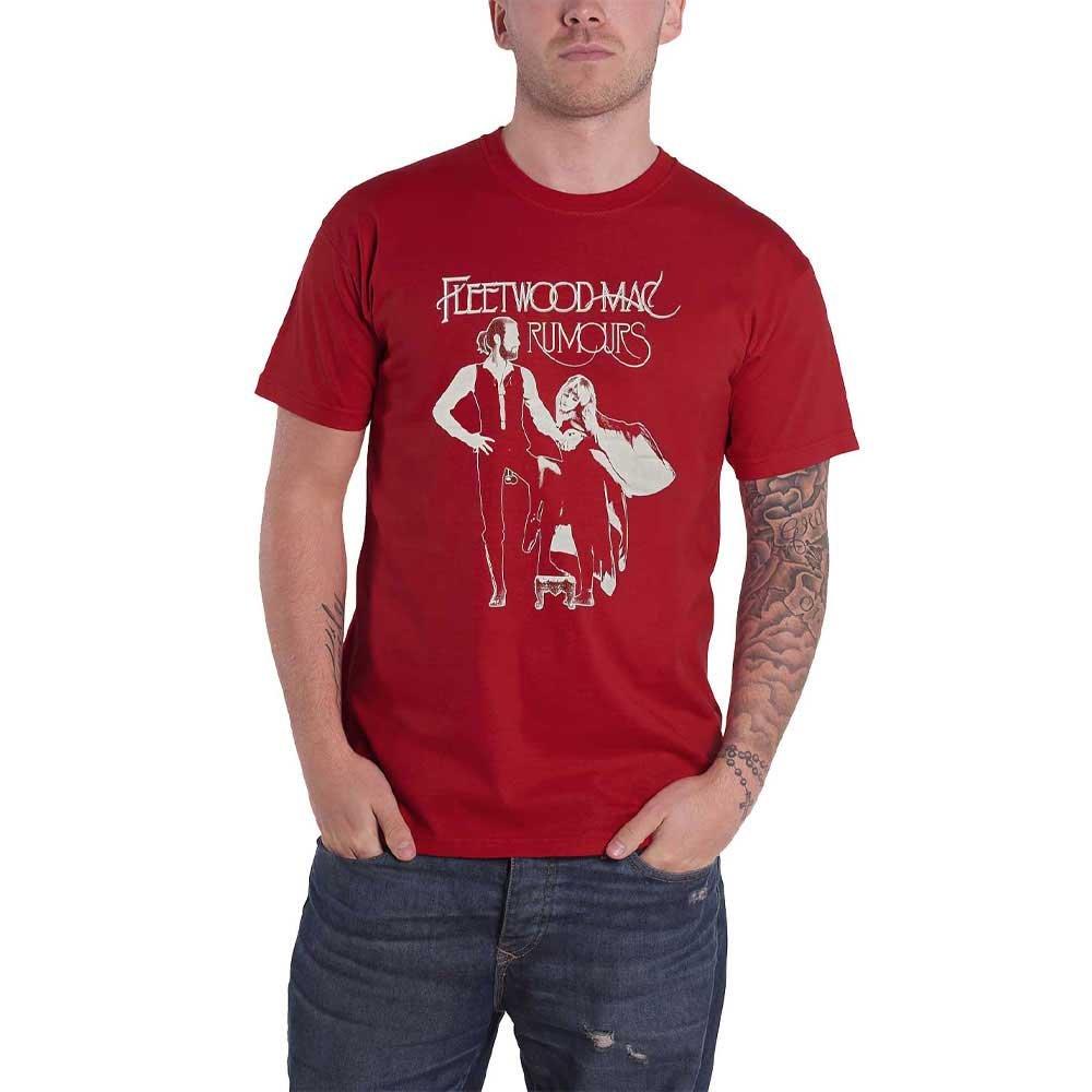 футболка со слухами Fleetwood Mac, красный винтажная футболка слухи fleetwood mac серый
