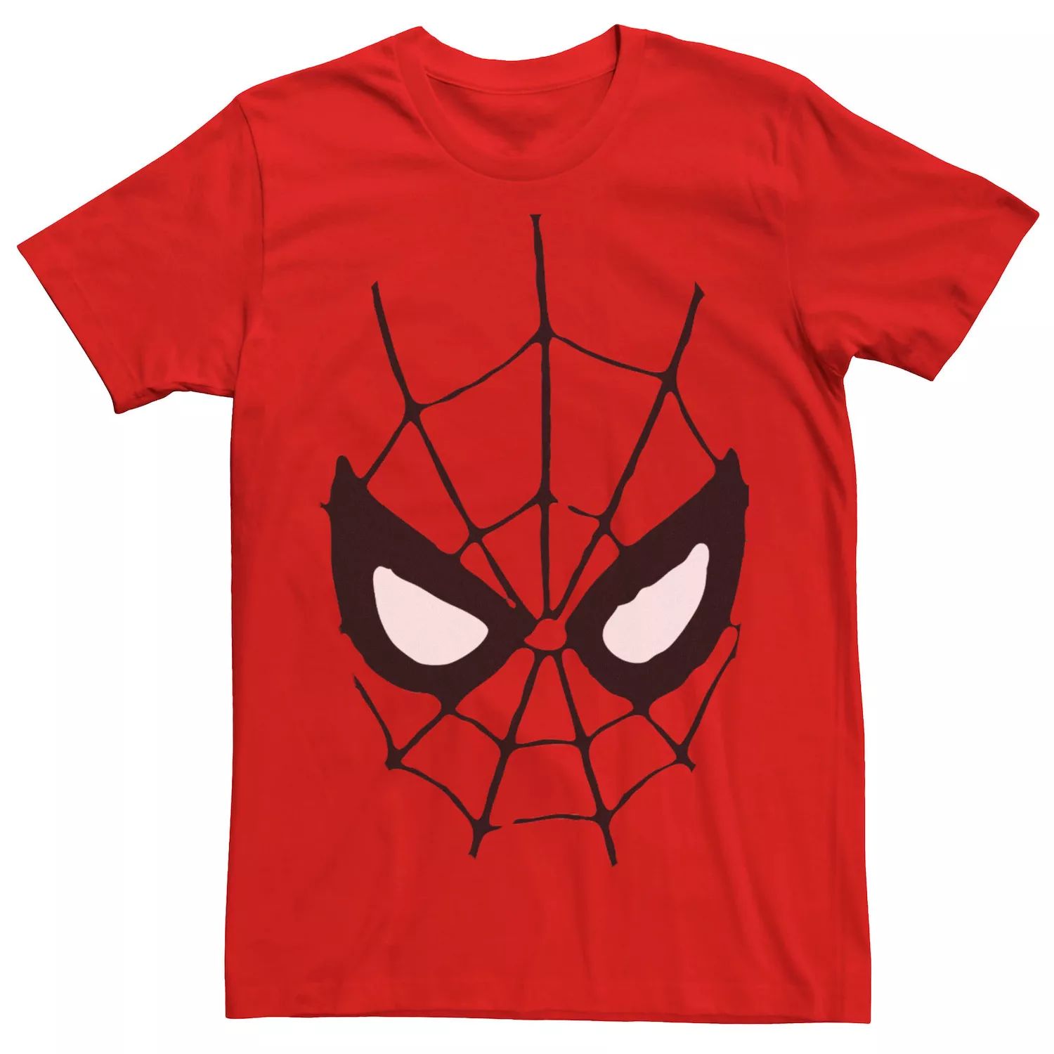 Мужская футболка с большим лицом «Человека-паука» Marvel