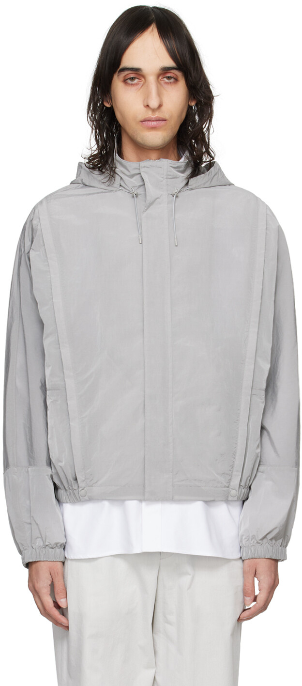 

Серая куртка со вставками Solid Homme, цвет Grey