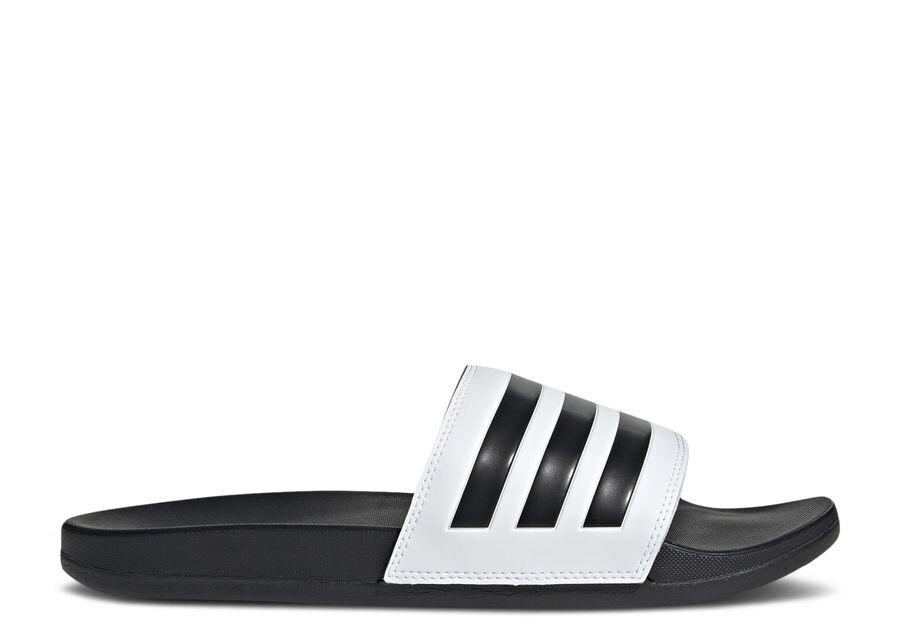 

Кроссовки adidas Adilette Comfort Slide 'White Black', белый