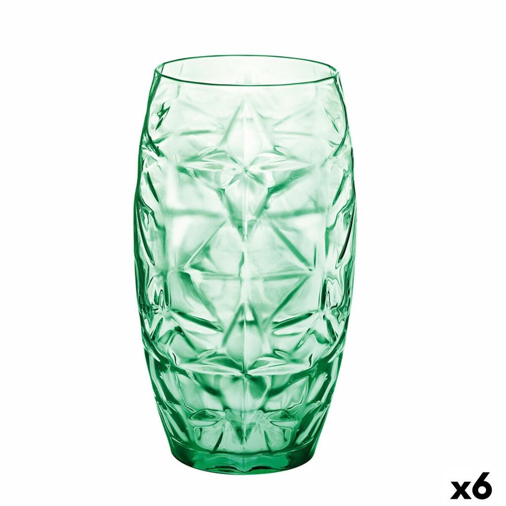 

Стакан питьевой Oriente зеленый стакан 470 мл (6 шт.) BigBuy Cooking