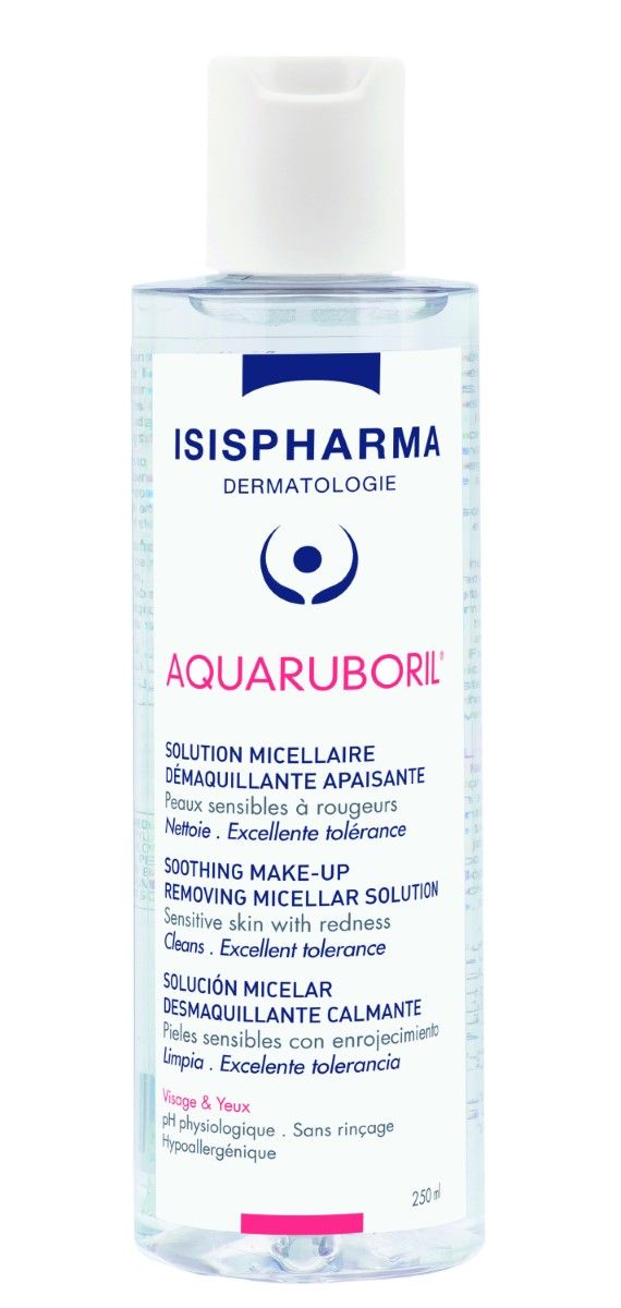 Мицеллярная вода Isispharma Aquaruboril, 250 мл раствор мицеллярный isispharma aquaruboril make up 20 мл