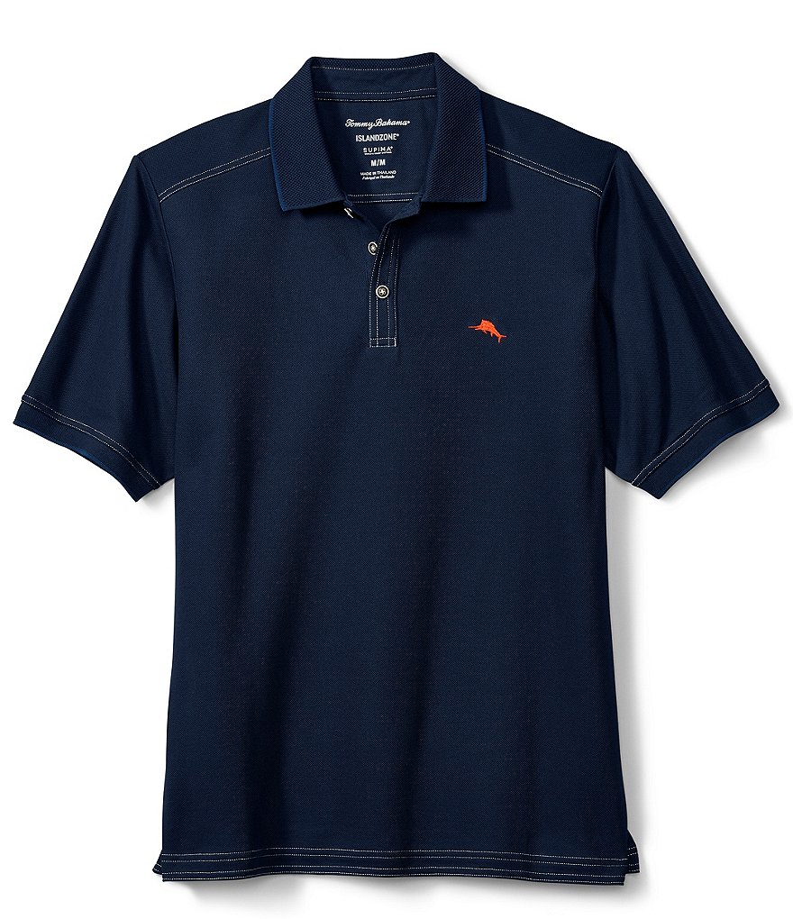 Рубашка поло с короткими рукавами Tommy Bahama Emfielder 2.0, синий