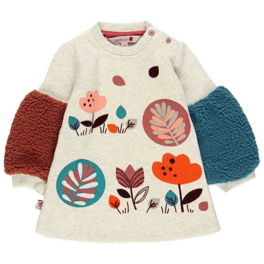 

Платье Boboli Fleece Stripes, белый