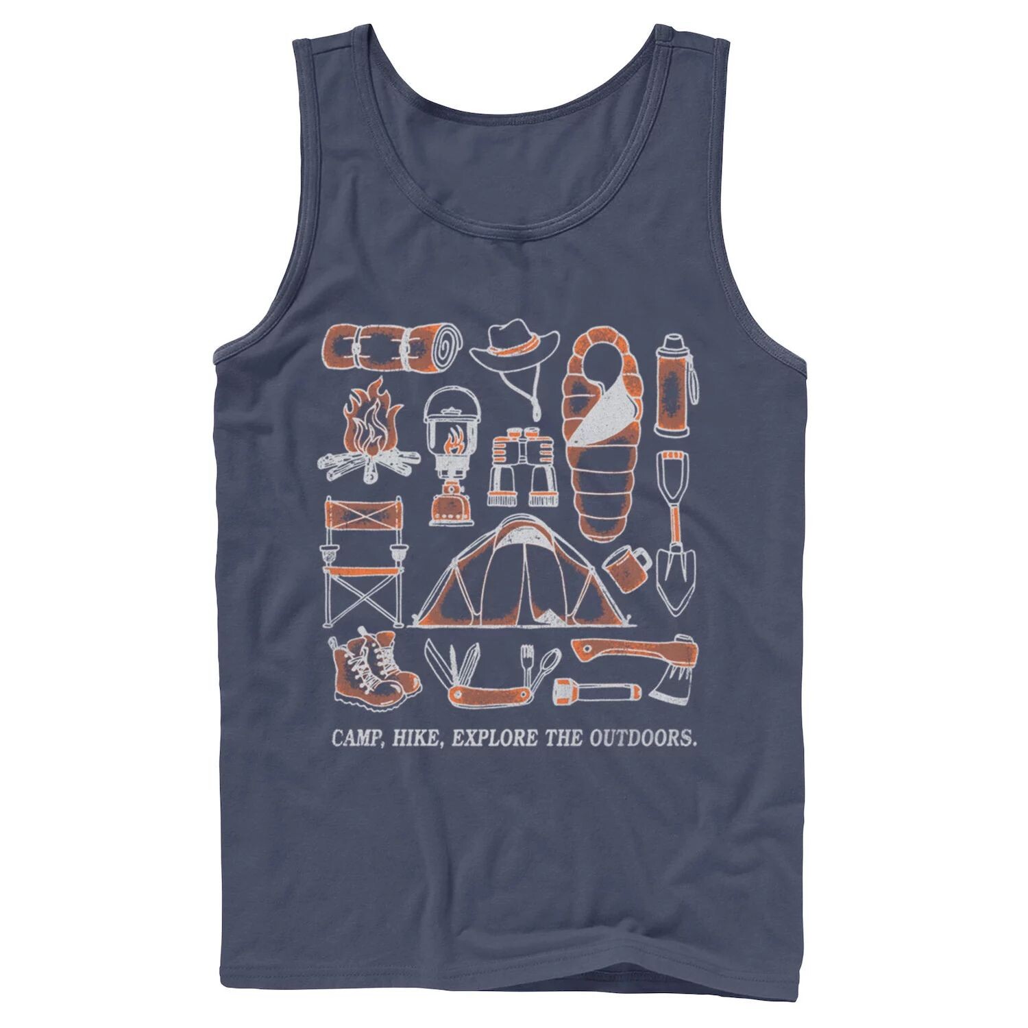 

Мужская майка Fifth Sun Camping Exploration Gear Tank Licensed Character